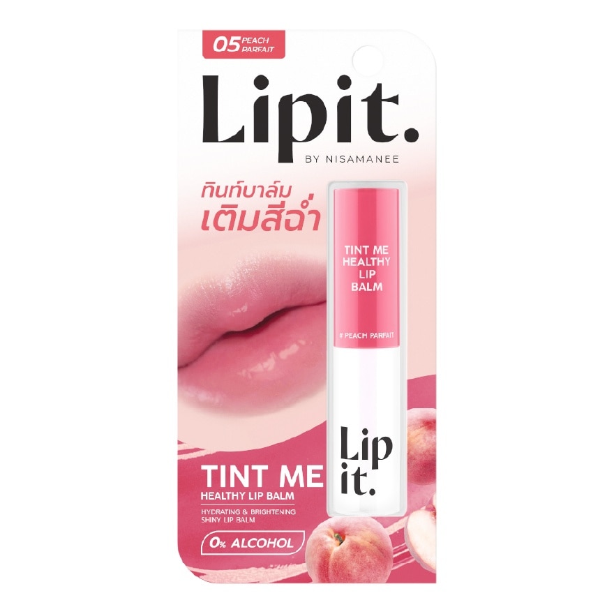 Son Dưỡng Môi Có Màu Lip It Tint Me Healthy Lip Balm 3g .#05 Peach Parfait image