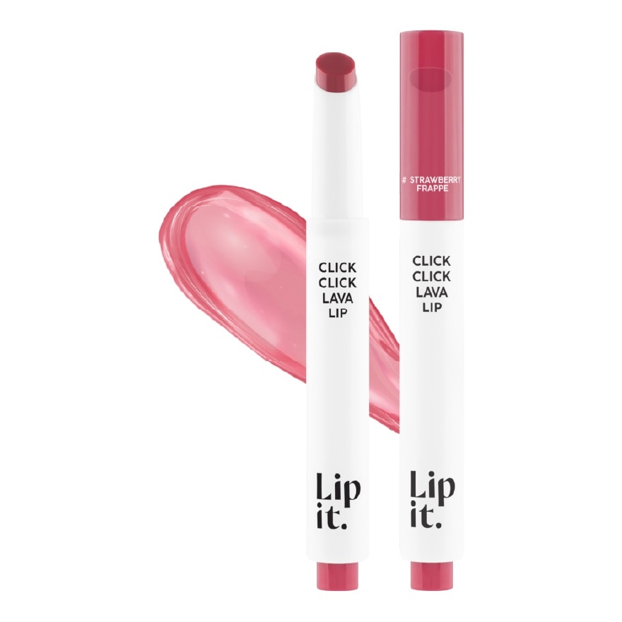 Son Dưỡng Môi Tan Chảy Lip It Click Click Lava Lip 1.9g. #05 Strawberry Frappe