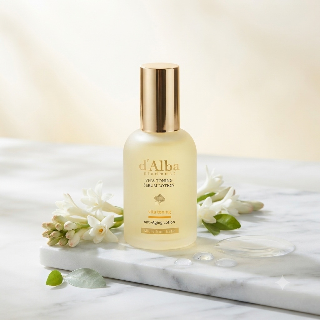 Sữa Dưỡng Serum Làm Sáng Da d'Alba Vita Toning Serum Lotion 100ml image
