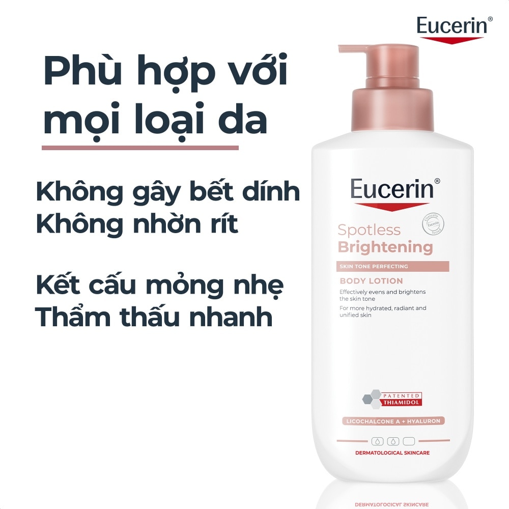 Eucerin Spotless Brightening Skin Tone Perfecting Body Lotion 400ml image