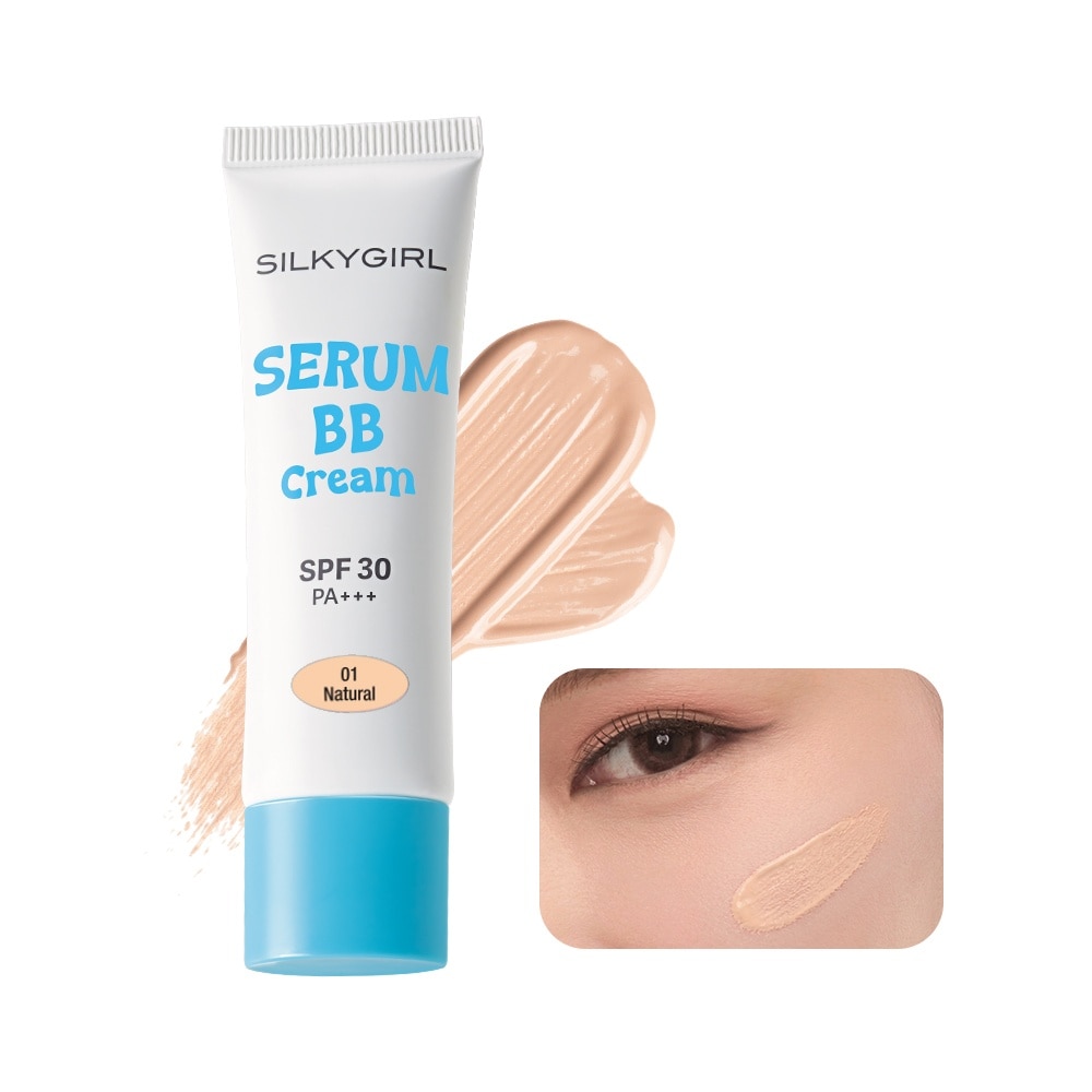 Kem Nền Silkygirl Serum BB Cream 20ml .#01 Natural image