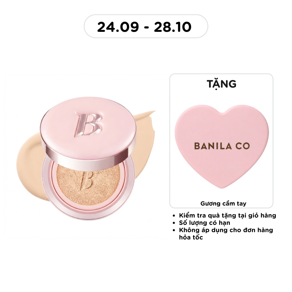 Phấn Nước Banila Co Essence Skin Pink Cushion SPF50+ PA+++ 12g . image