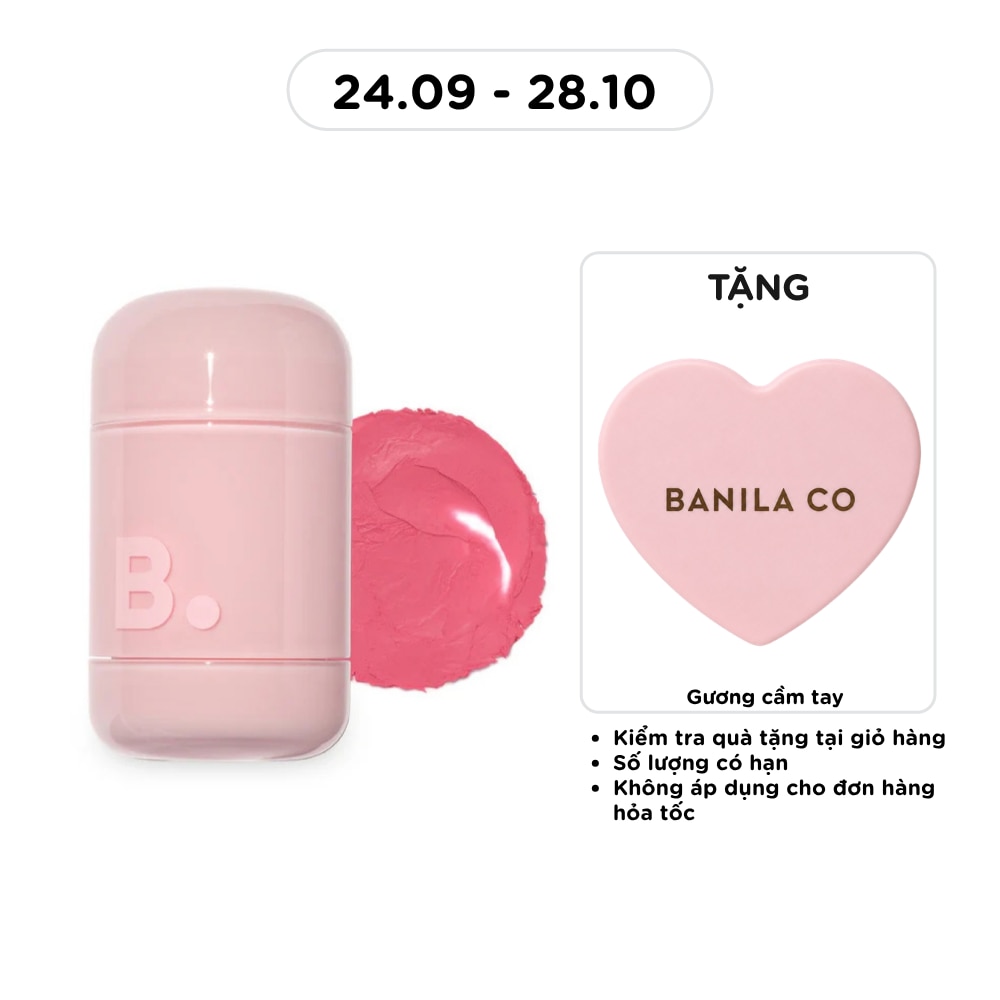 Môi Và Má Hồng B. By Banila Romantic Blush Lip & Cheek 3.7g .#05 Rora Pink