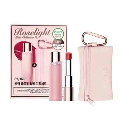 ESPOIR - Combo Espoir Bare Glow Lip Balm 3g .#Pinch Rose + Bag image