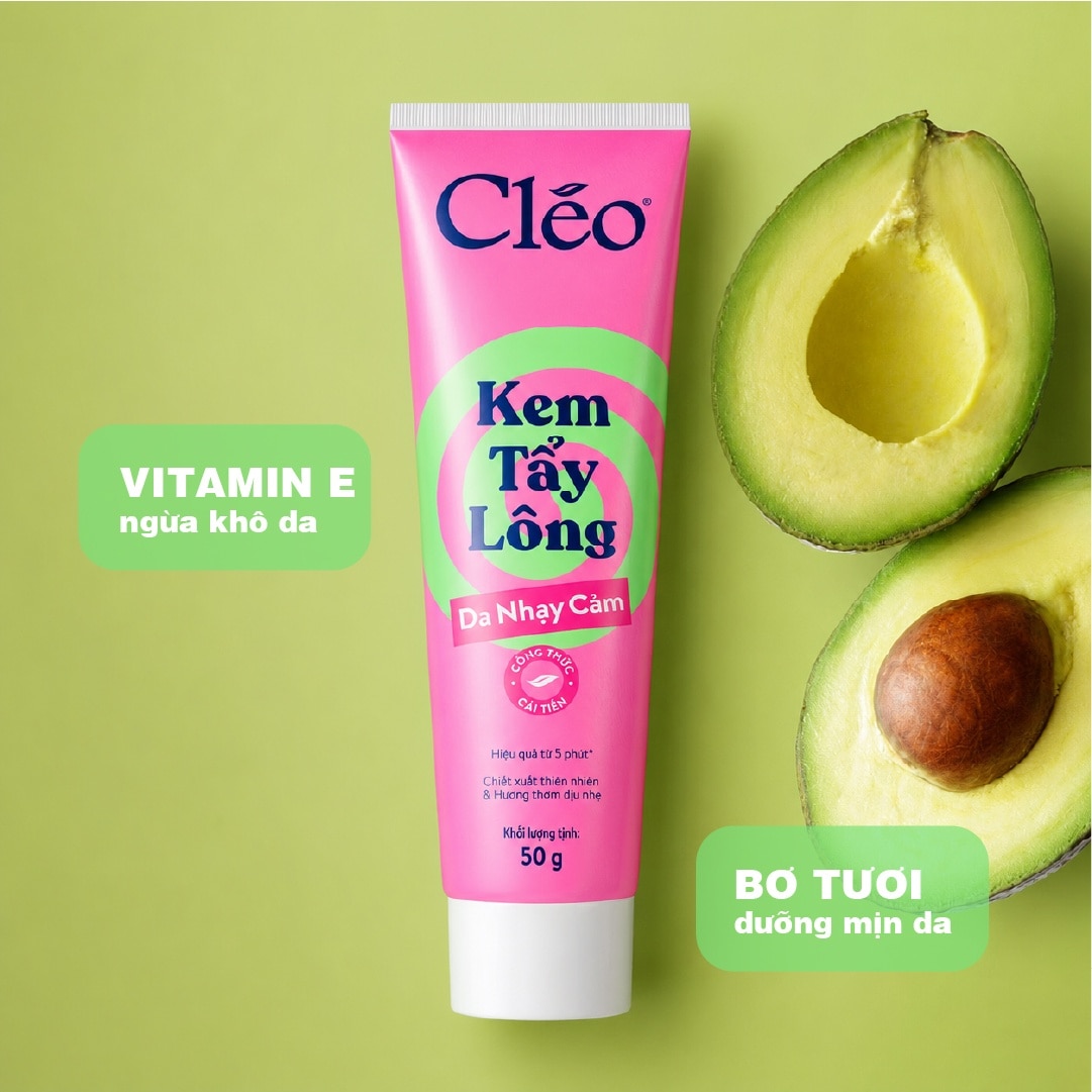 Kem Tẩy Lông Cleo Da Nhạy Cảm 50g image