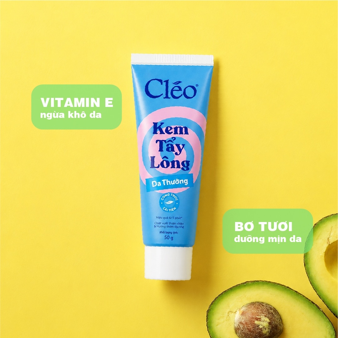 Kem Tẩy Lông Cleo Da Thường 50g image