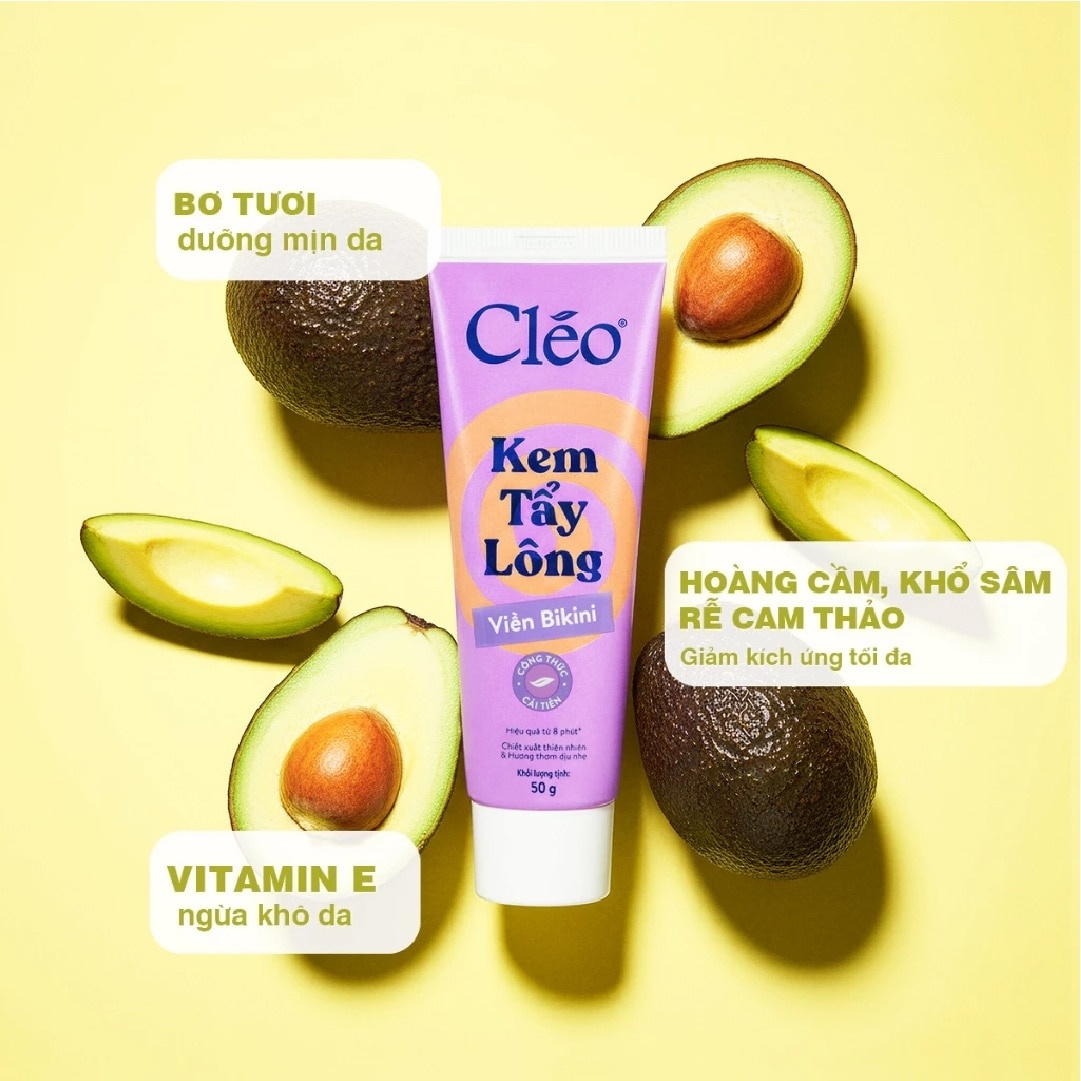Kem Tẩy Lông Cleo Viền Bikini 50g image