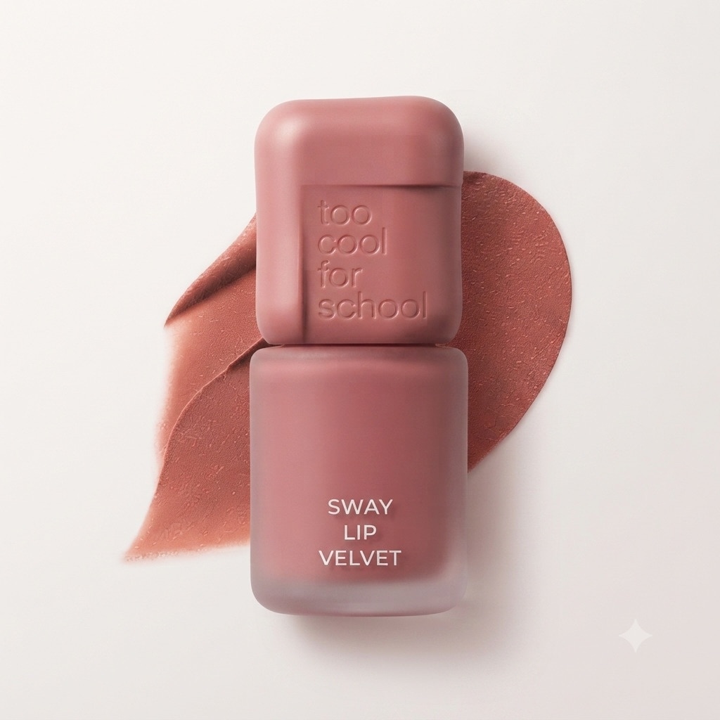 Too Cool For School Sway Lip Velvet 3.3g .#2 Nutty Pink image