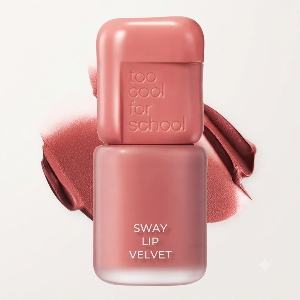 Too Cool For School Sway Lip Velvet 3.3g .#3 Bebe Salmon image