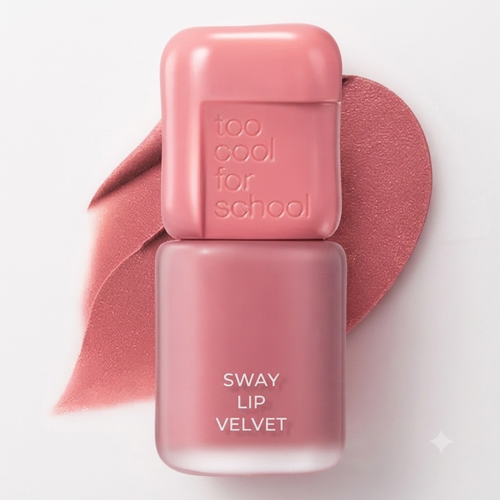 Too Cool For School Sway Lip Velvet 3.3g .#8 Rose Breeze image