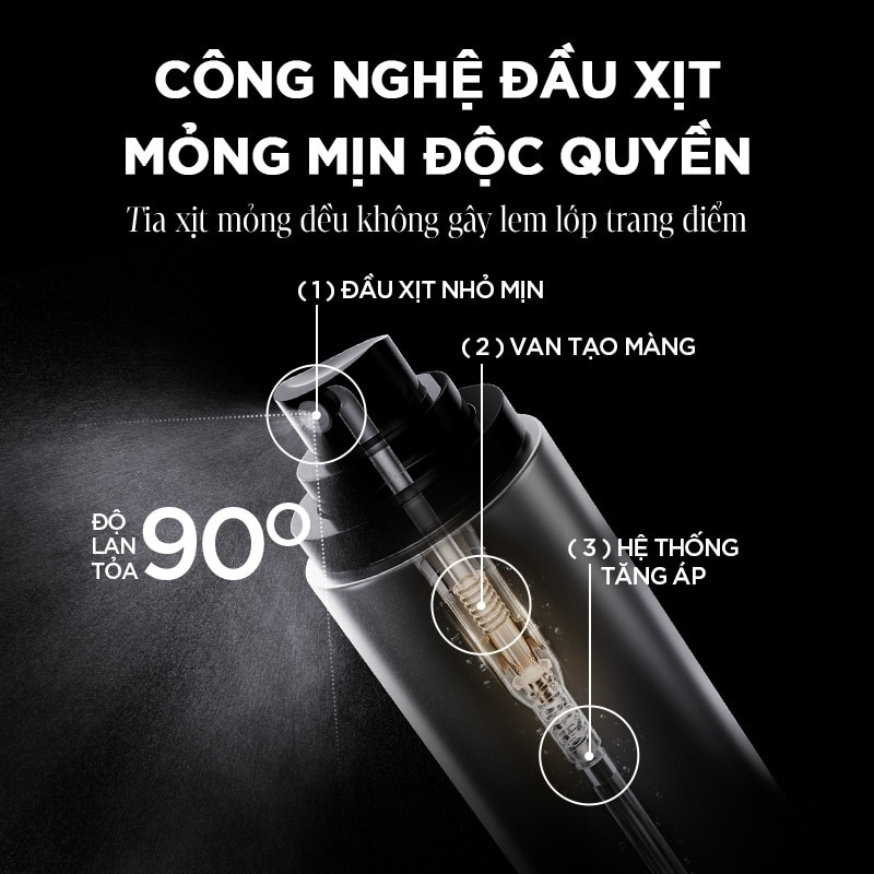 Xịt Khóa Nền Sáng Bóng Lâu Trôi Pramy Moisturizing Makeup Setting Spray Dewy Finish 100ml image