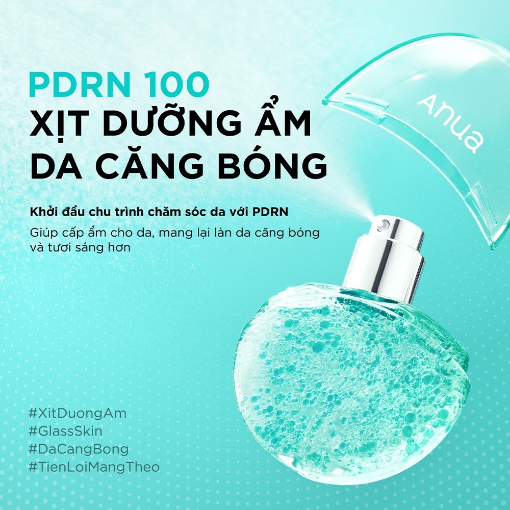 Xịt khoáng Anua PDRN Hyaluronic Acid Hydrating Capsule Mist 30ml image