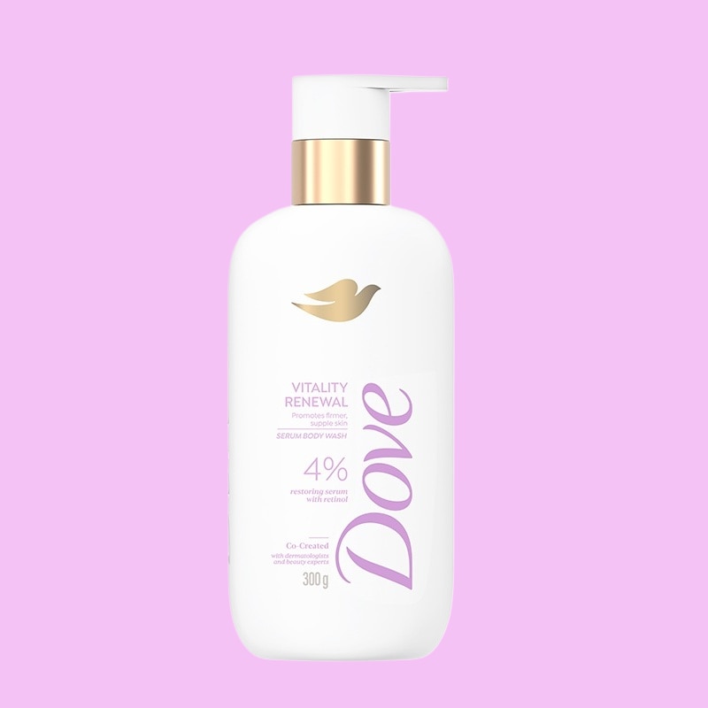 Sữa Tắm Dưỡng Ẩm Dove Vitality Renewal Serum Body Wash Cho Da Lão Hóa 300g image