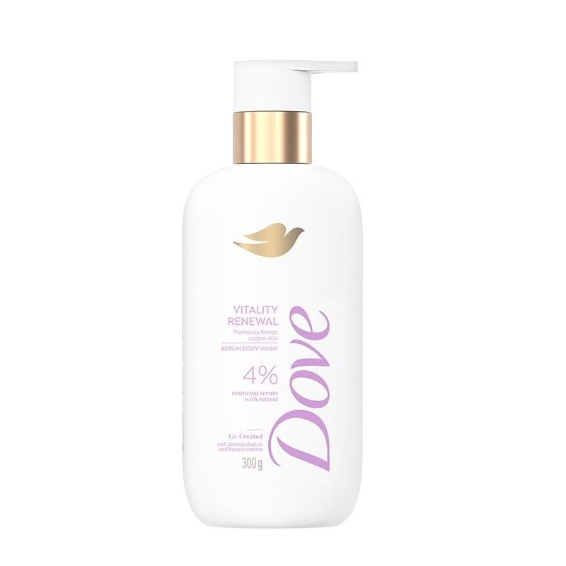 Sữa Tắm Dưỡng Ẩm Dove Vitality Renewal Serum Body Wash Cho Da Lão Hóa 300g image