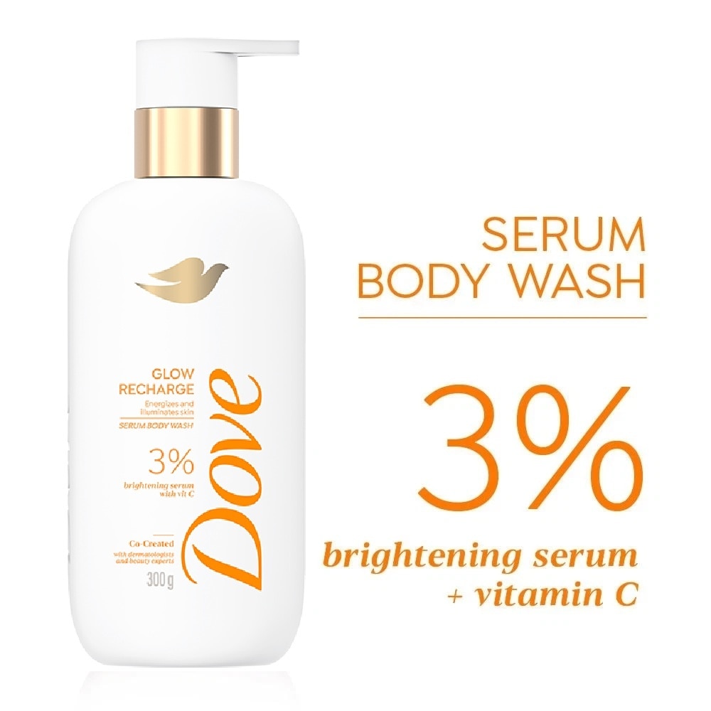Sữa Tắm Dưỡng Ẩm Sáng Da Dove Glow Recharge Serum Body Wash 300g image