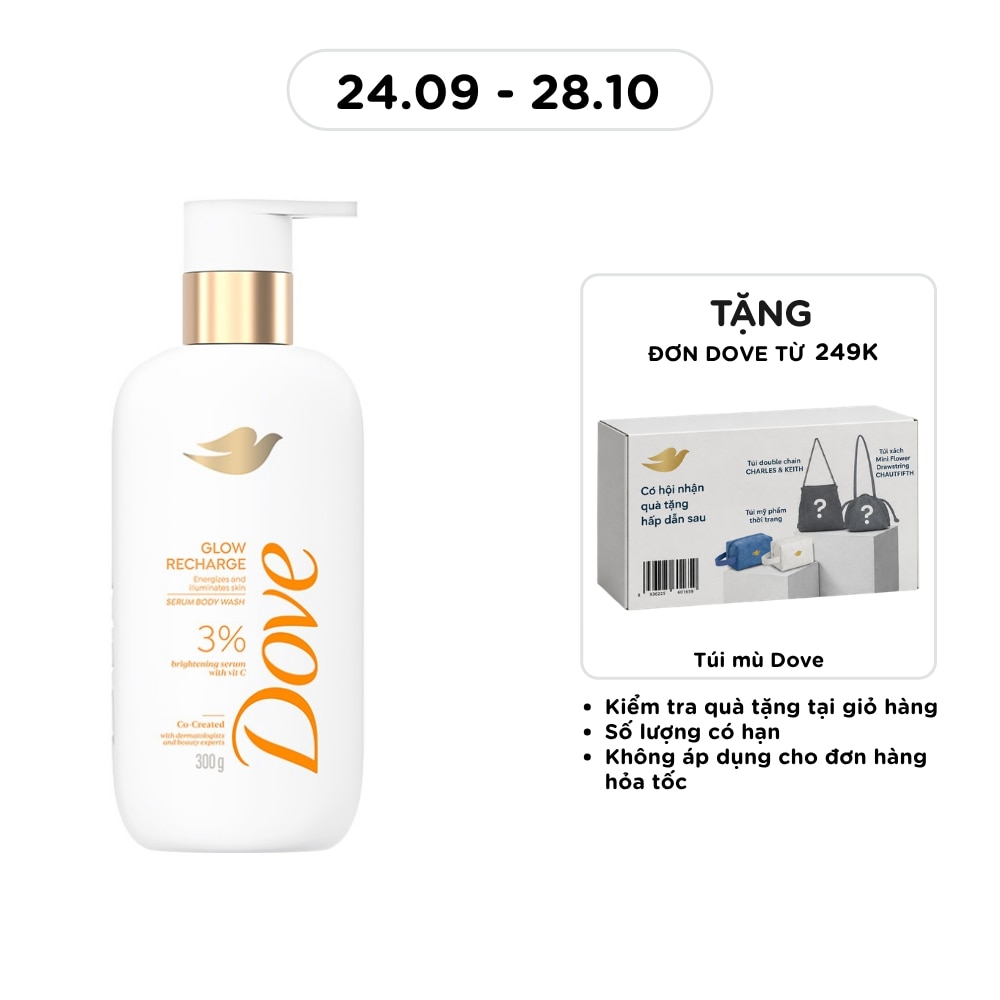 Dove Glow Recharge Serum Body Wash 300g image
