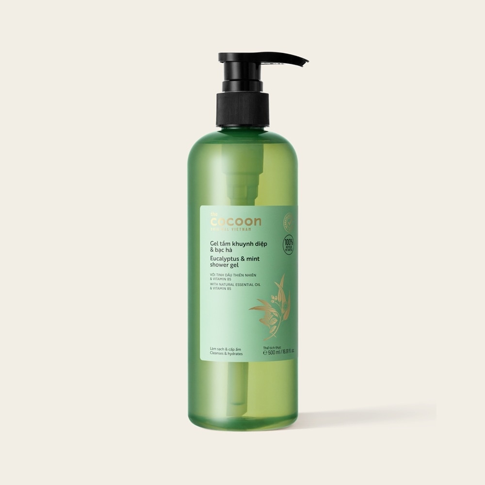 Gel Tắm Cocoon Khuynh Diệp & Bạc Hà 500ml image