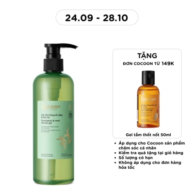 COCOON Gel Tắm Cocoon Khuynh Diệp & Bạc Hà 500ml image