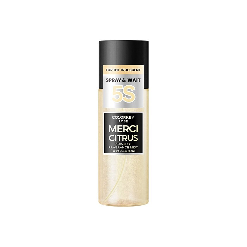 Colorkey Rosé Merci Citrus Shimmer Fragrance Mist 100ml image