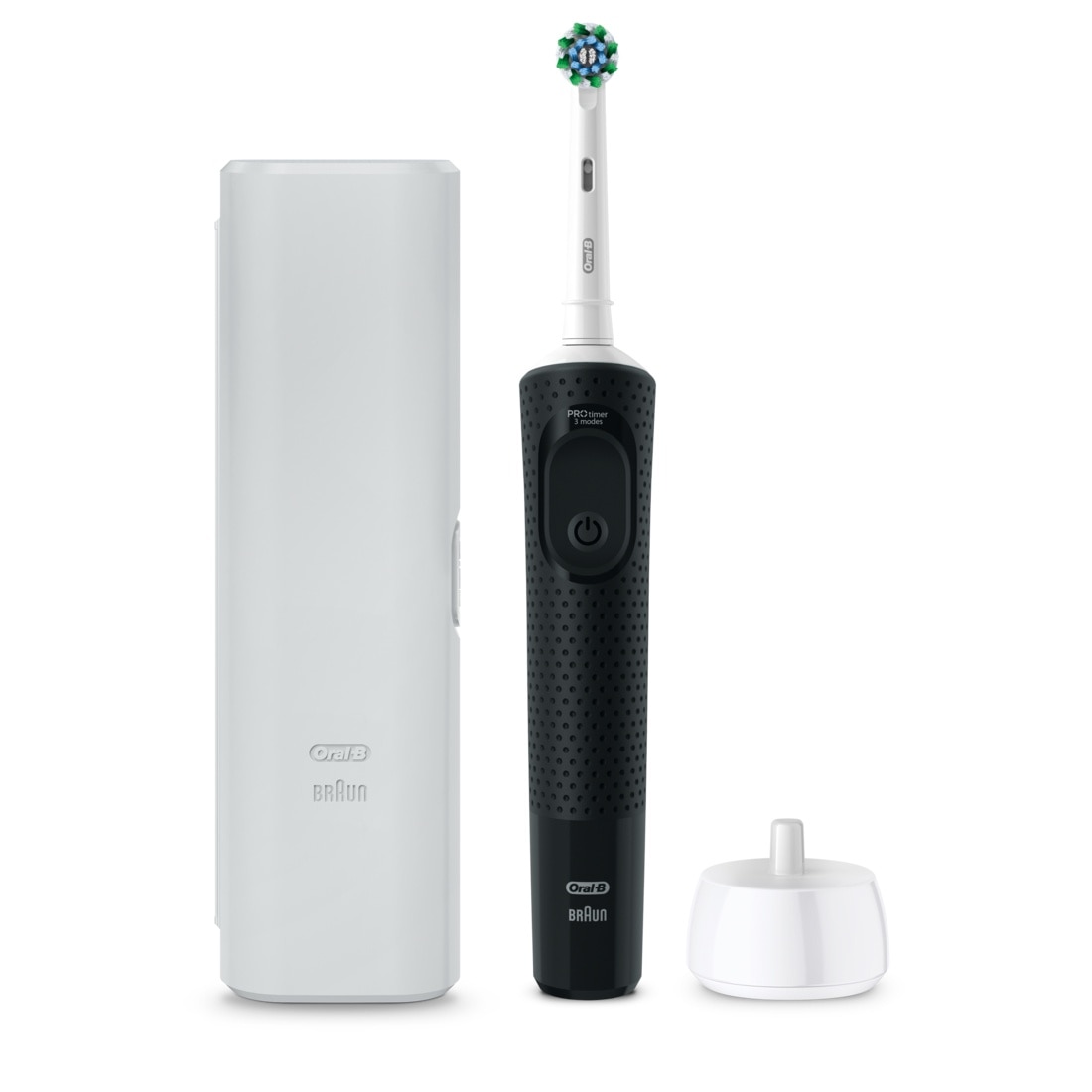 Bàn Chải Điện Oral- B Vitality Pro .#Màu Đen + Hộp Đựng Du Lịch image
