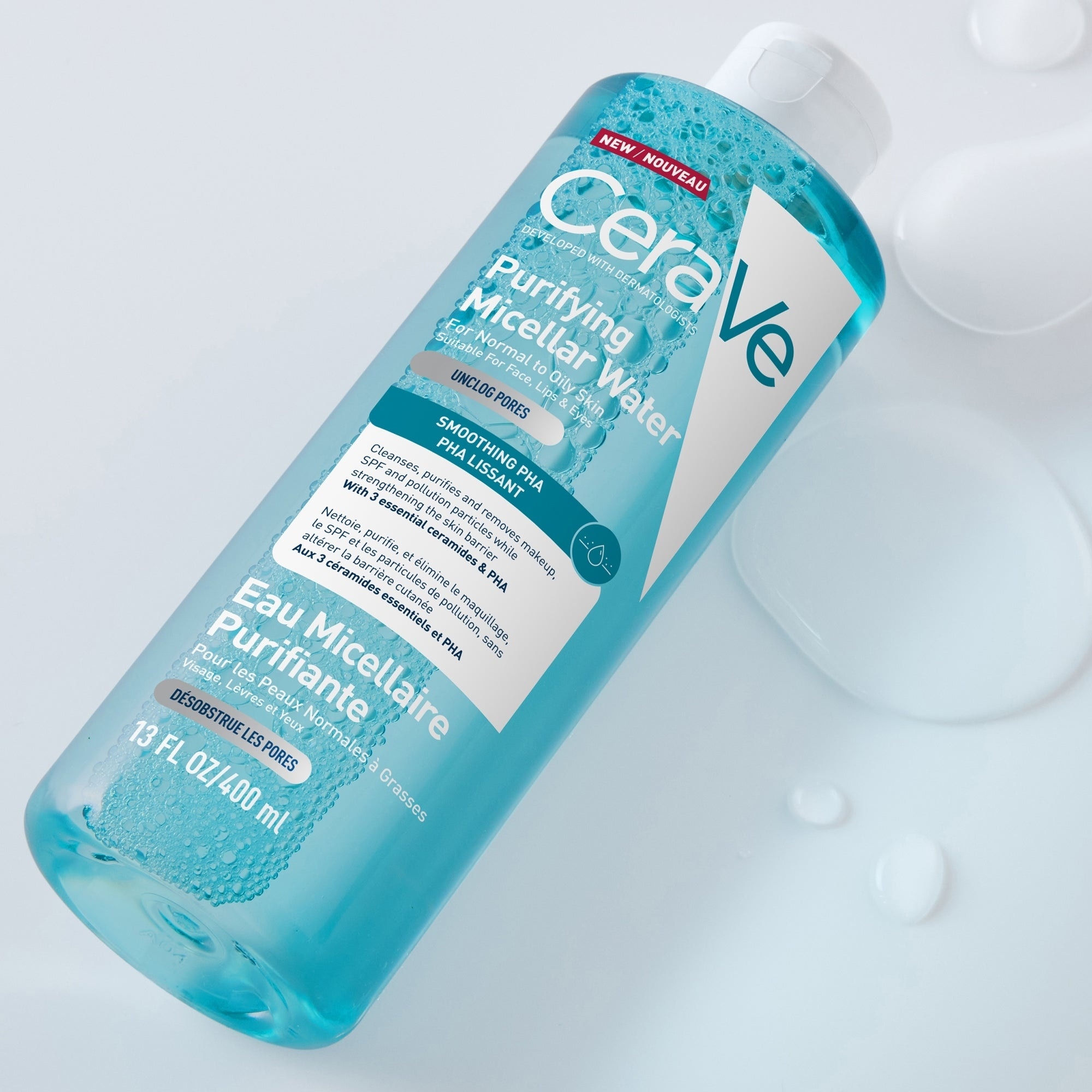 Nước Tẩy Trang Cerave Purifying Micellar Water Thông Thoáng Lỗ Chân Lông 400ml image