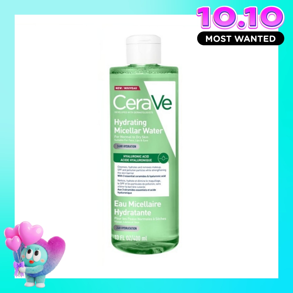 Nước Tẩy Trang Cerave Hydrating Micellar Water Cấp Ẩm 400ml