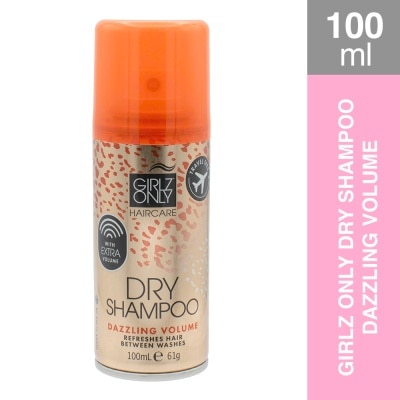 GIRLZ ONLY - Dầu Gội Khô Girlz Only Dazzling Volume Làm Phồng Tóc 100ml image