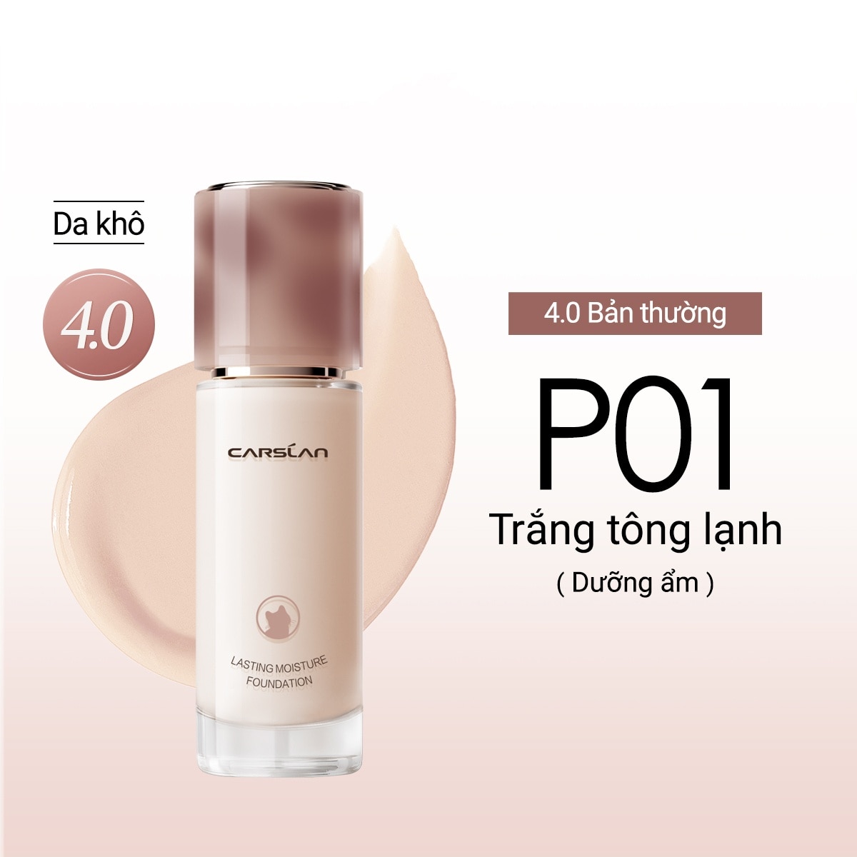 Carslan Lasting Moisture Foundation 30g .#P01 image