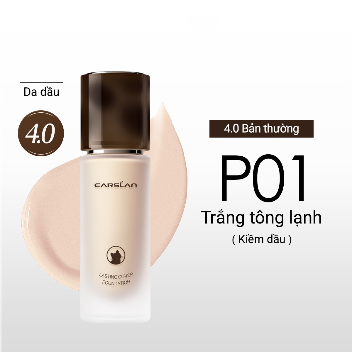 Carslan Lasting Cover Foundation 30g .#P01 image