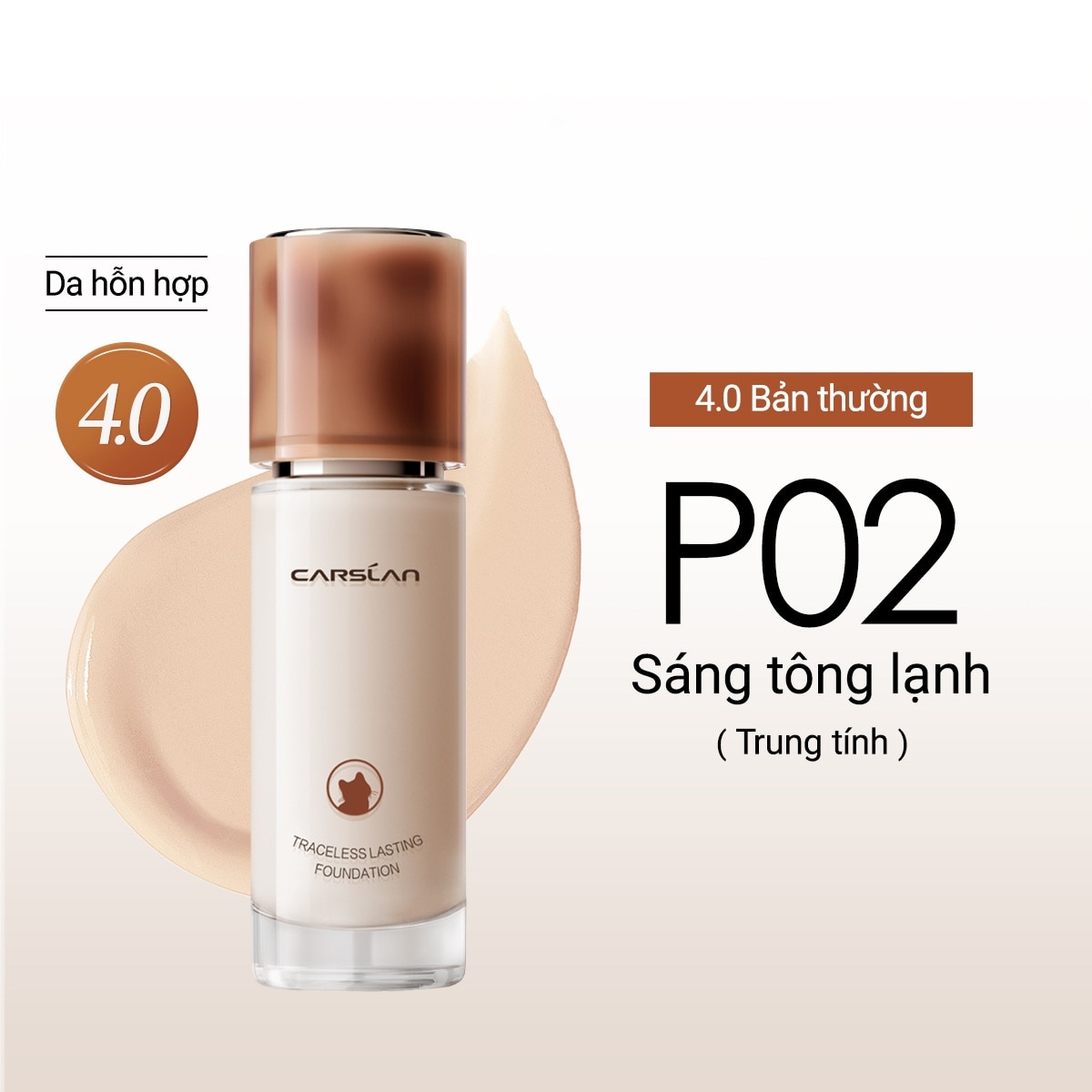 Carslan Traceless Lasting Foundation 30g .#P02 image