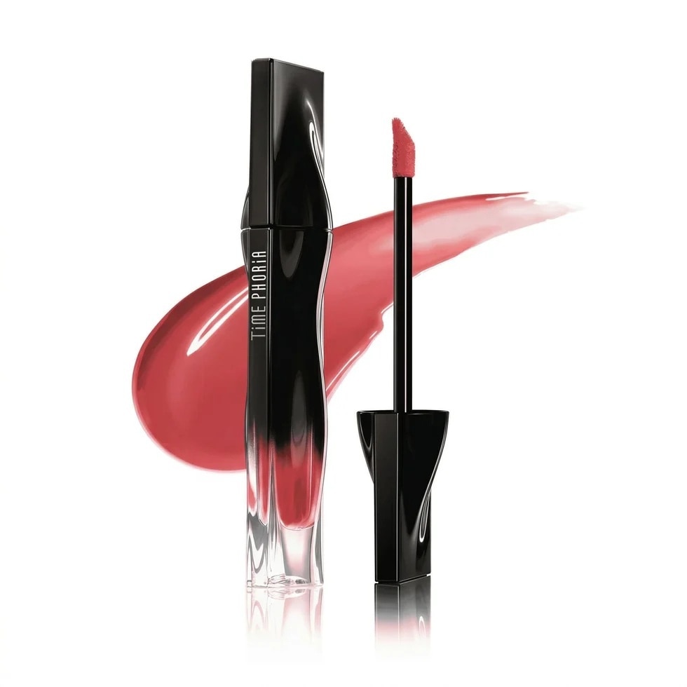 Son Bóng Lì Timephoria Stellar Dust Lip Stain 5ml .#002 Gemini Cam Quả Mơ