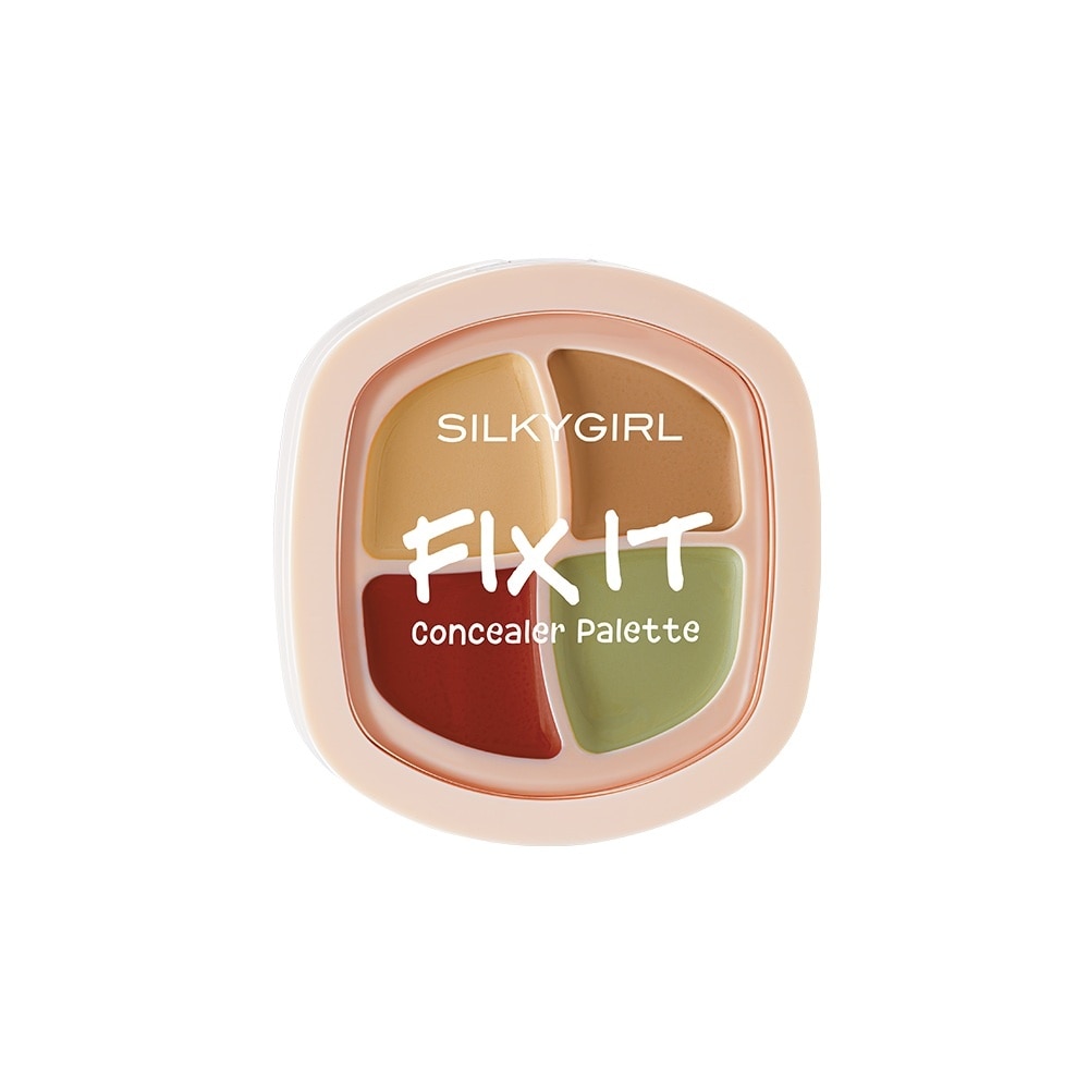 Bảng Che Khuyết Điểm 4 Ô Silkygirl Fix It Concealer Palette 7.2g . image