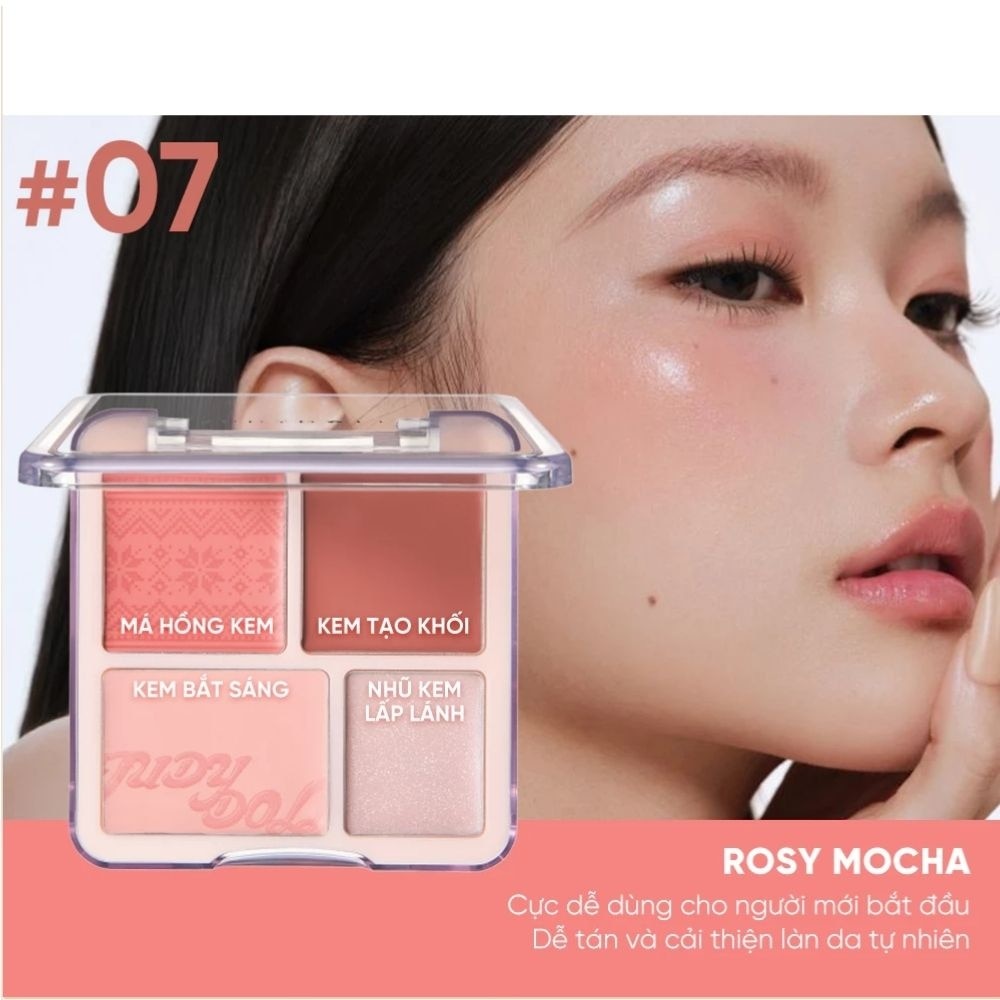 Judydoll Blush&Highlight Palette 9g . image