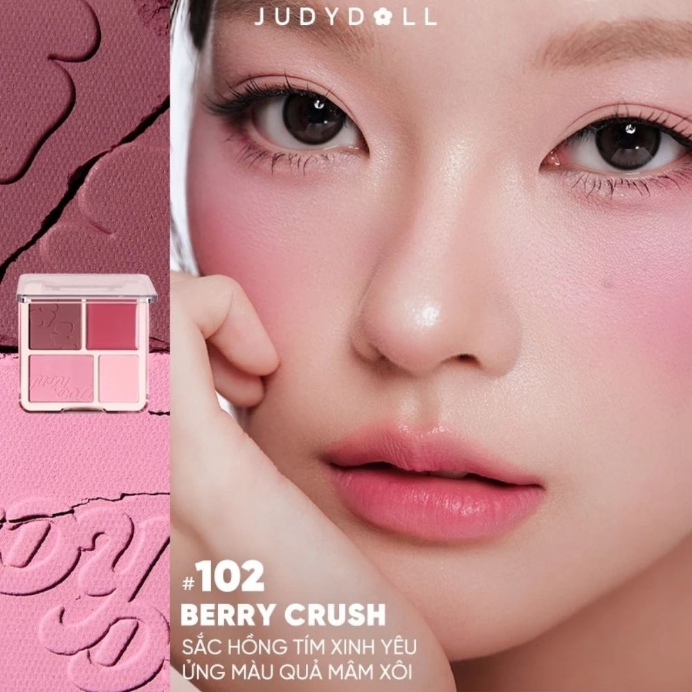 Judydoll Blush&Highlight Palette 9g . image