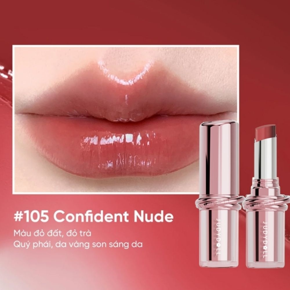 Son Bóng Khóa Màu Judydoll Stay Shine Lipstick 3g . image