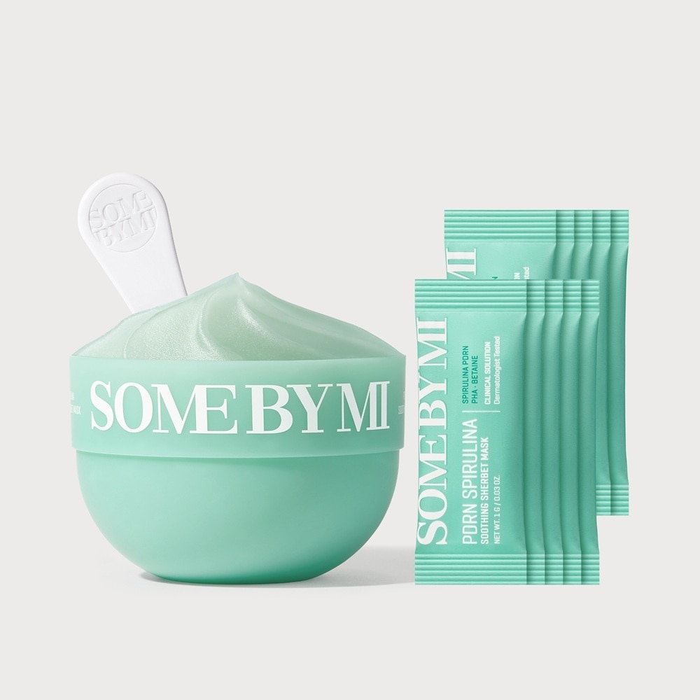 Some By Mi PDRN Spirulina Soothing Sherbet Mask 1g x 10pcs image