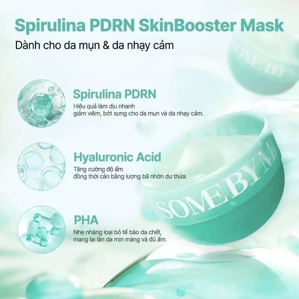 Some By Mi PDRN Spirulina Soothing Sherbet Mask 1g x 10pcs image