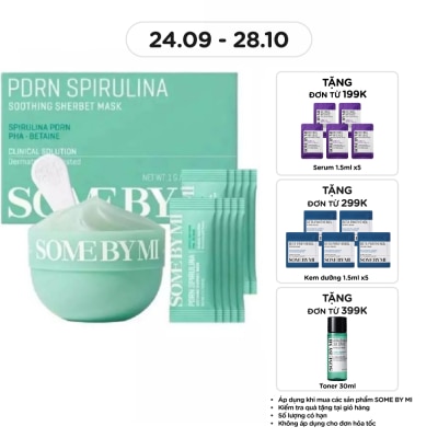 SOME BY MI Some By Mi PDRN Spirulina Soothing Sherbet Mask 1g x 10pcs image