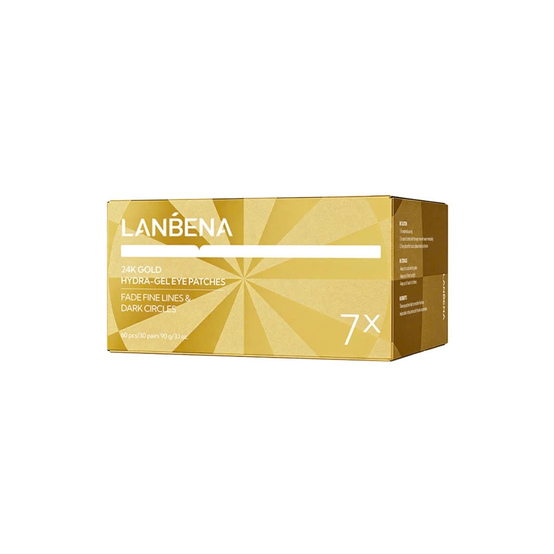 Lanbena 24K Gold Hydra Gel Eye Patches 60pcs image