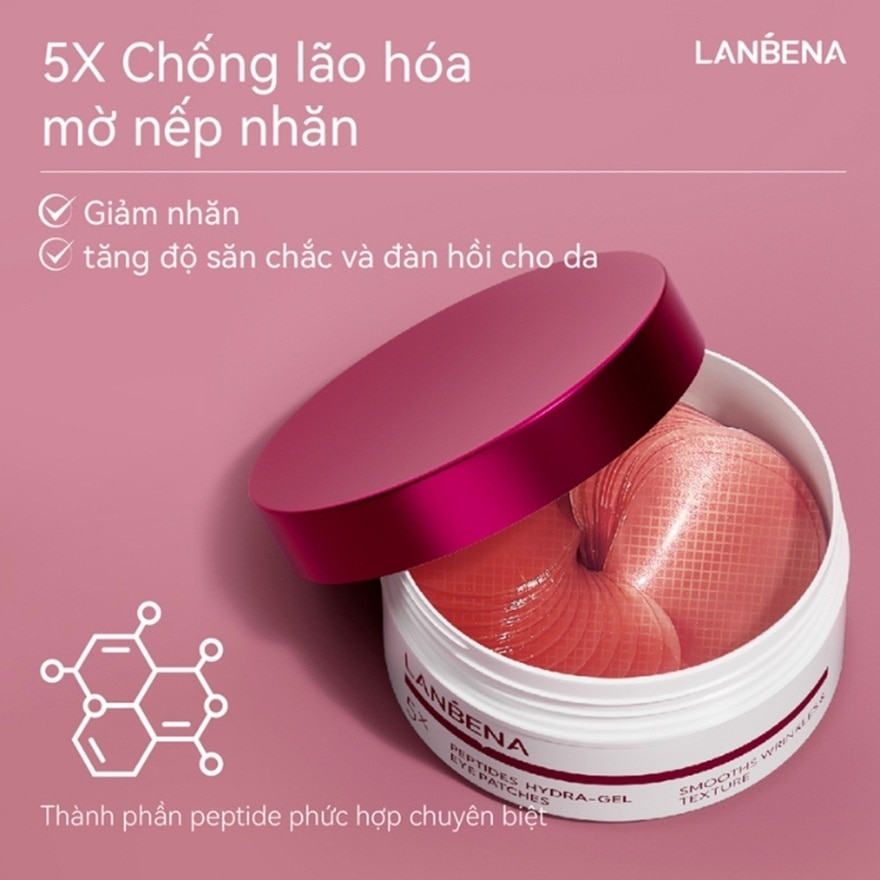 Lanbena Peptides Hydra Gel Eye Patches 60pcs image