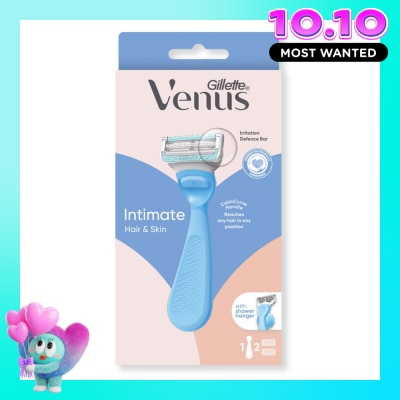 VENUS Dao Cạo Gillette Venus Intimate Vùng Bikini (1 Cán Dao + 2 Đầu Dao Cạo) image