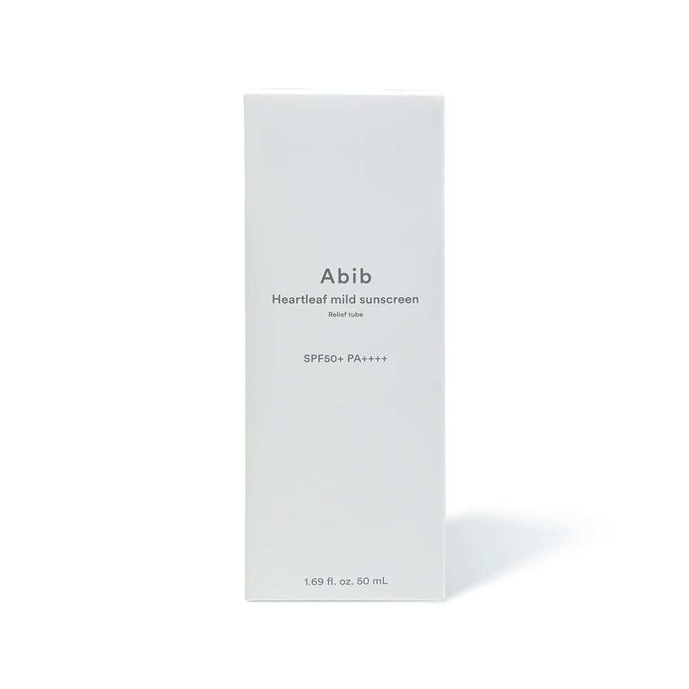 Kem Chống Nắng Dịu Nhẹ Abib Heartleaf Mild Sunscreen Relief Tube SPF50+PA++++ 50ml image