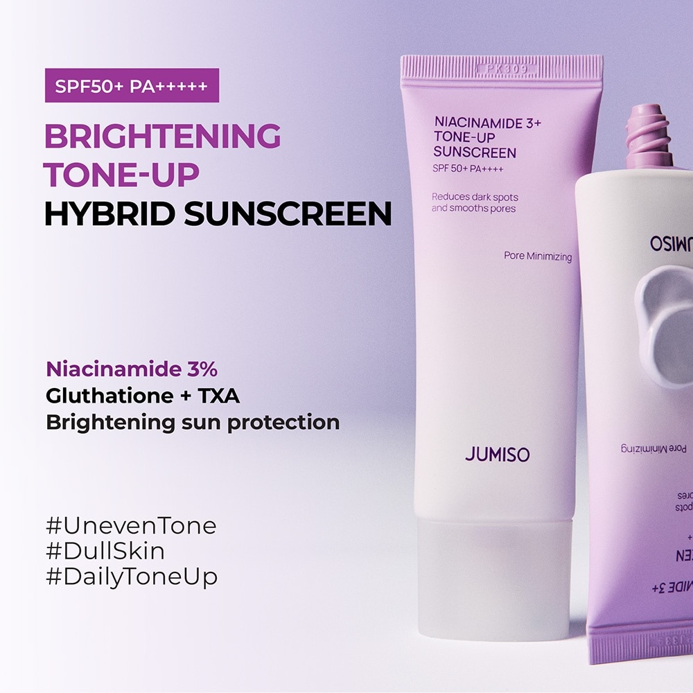 Kem Chống Nắng Nâng Tông Jumiso Niacinamide 3+ Tone Up Sunscreen SPF50+ PA++++ 40ml image