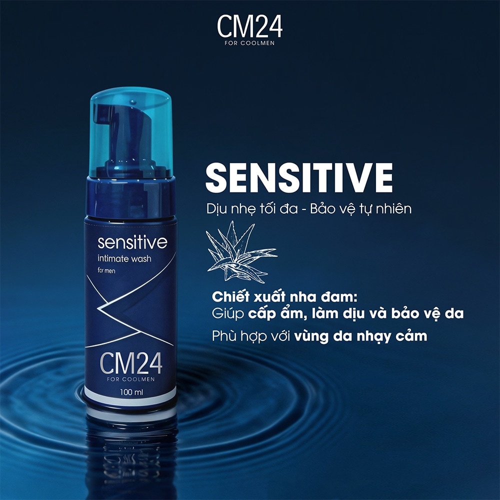 CM24 For Coolmen Sensitive Intimate Wash For Men 100ml image