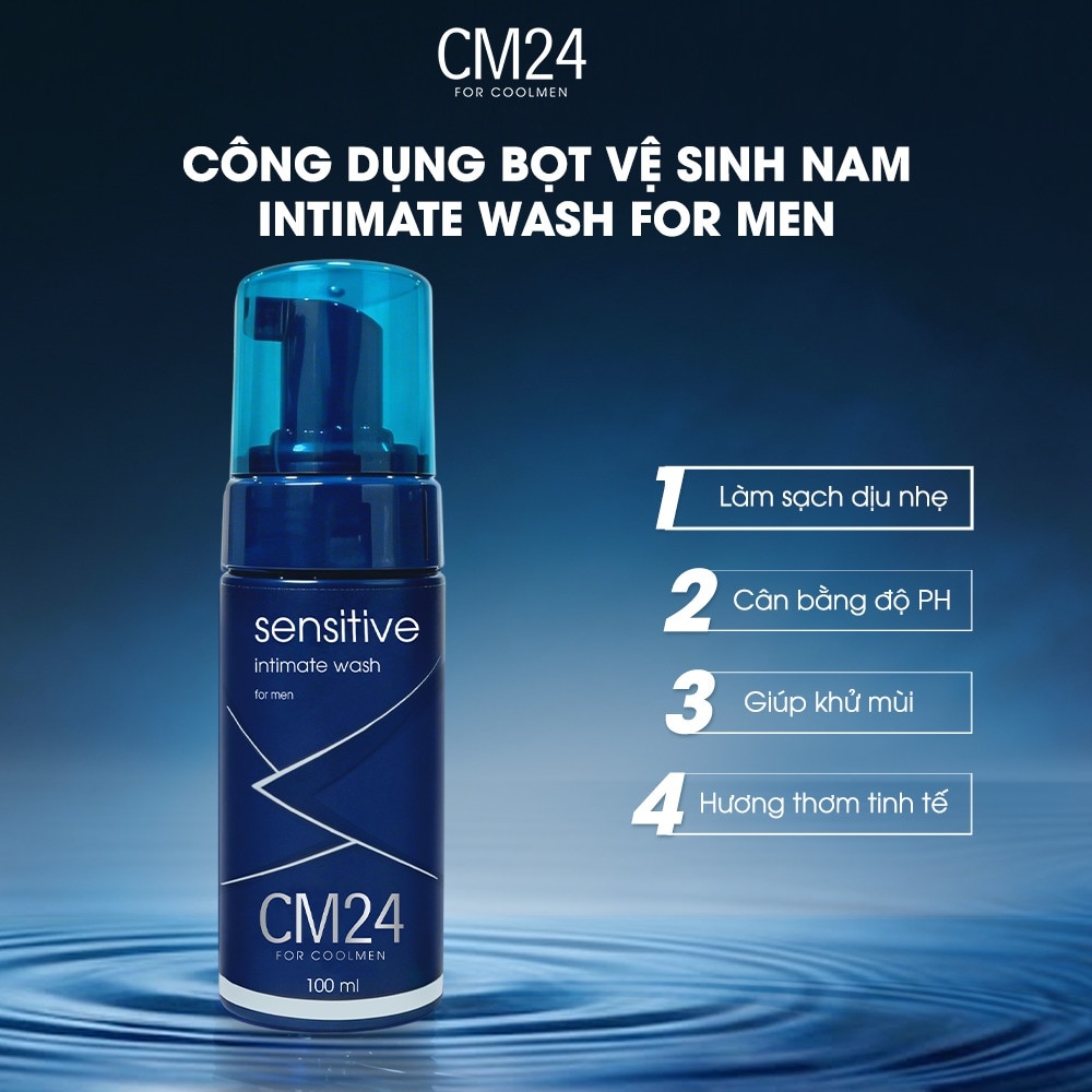 CM24 For Coolmen Sensitive Intimate Wash For Men 100ml image