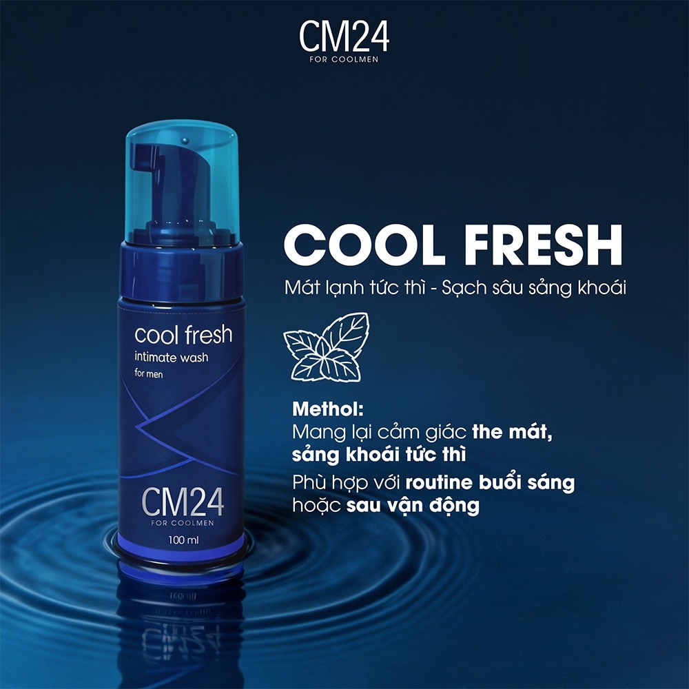 CM24 For Coolmen Cool Fresh Intimate Wash For Men 100ml image