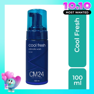 CM24 FOR COOLMEN Bọt Vệ Sinh Nam CM24 For Coolmen Cool Fresh Intimate Wash For Men 100ml image