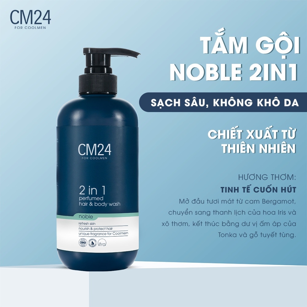 CM24 For Coolmen 2in1 Perfumed Body Wash Noble 500ml image