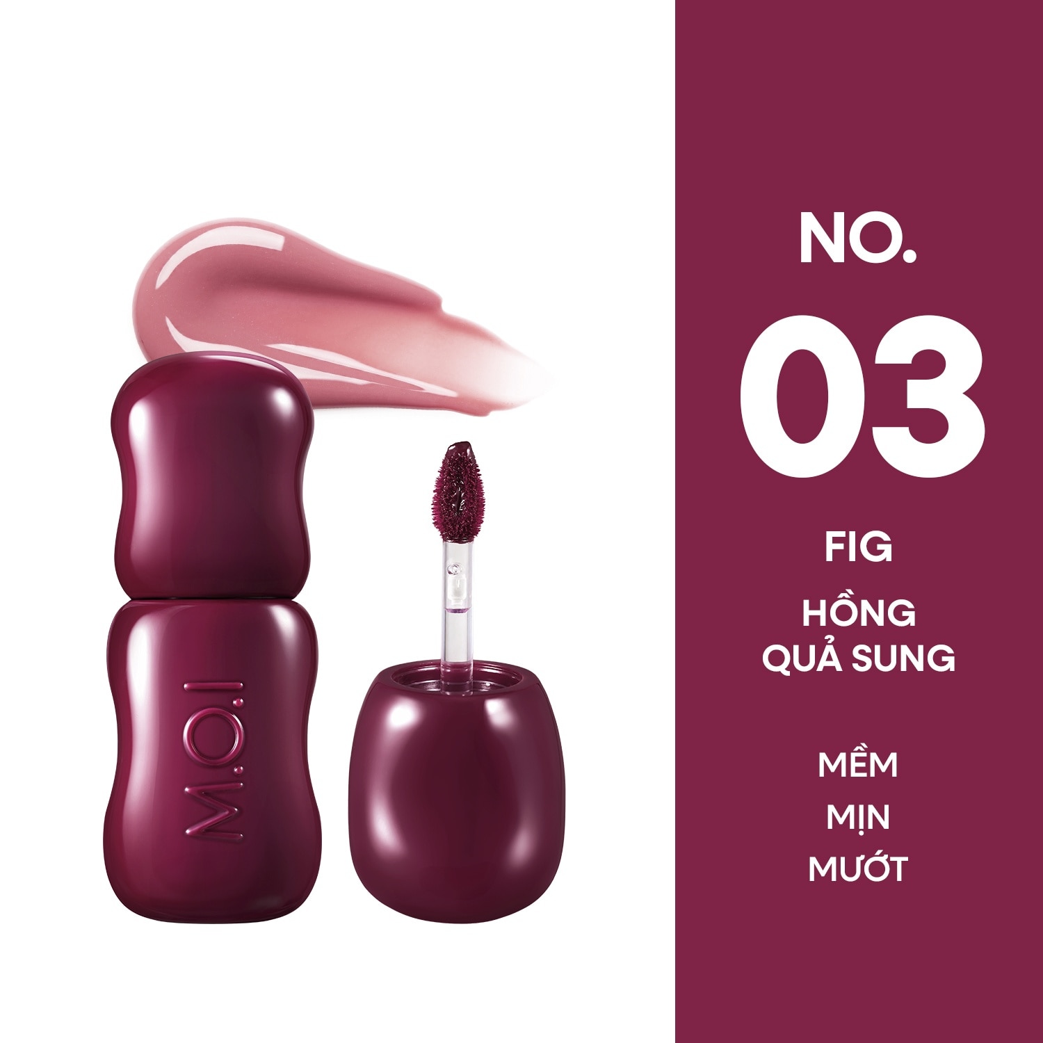 M.O.I Soft Power Matte Lip Tint 4ml .#03 Fig