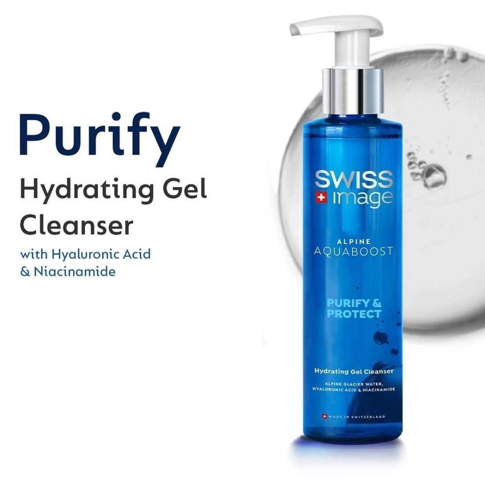 Gel Rửa Mặt Swiss Image Alpine Aquaboost Hydrating Gel Cleanser Dưỡng Ẩm Chuyên Sâu 200ml image
